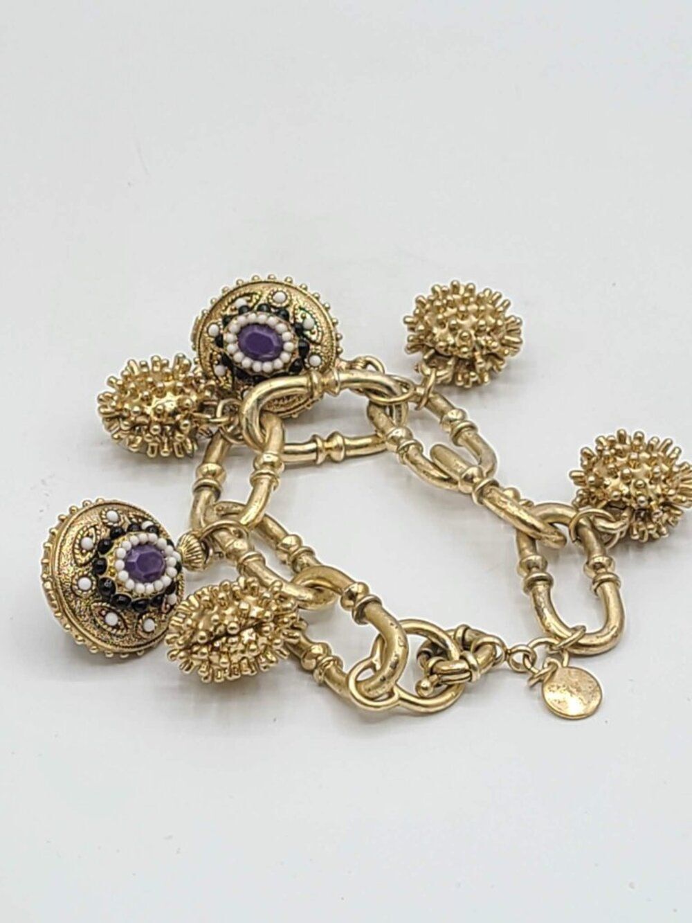 J Crew Large Oversize Link Charm Bracelet
